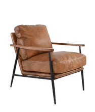 Load image into Gallery viewer, Leather Mid Century Chair